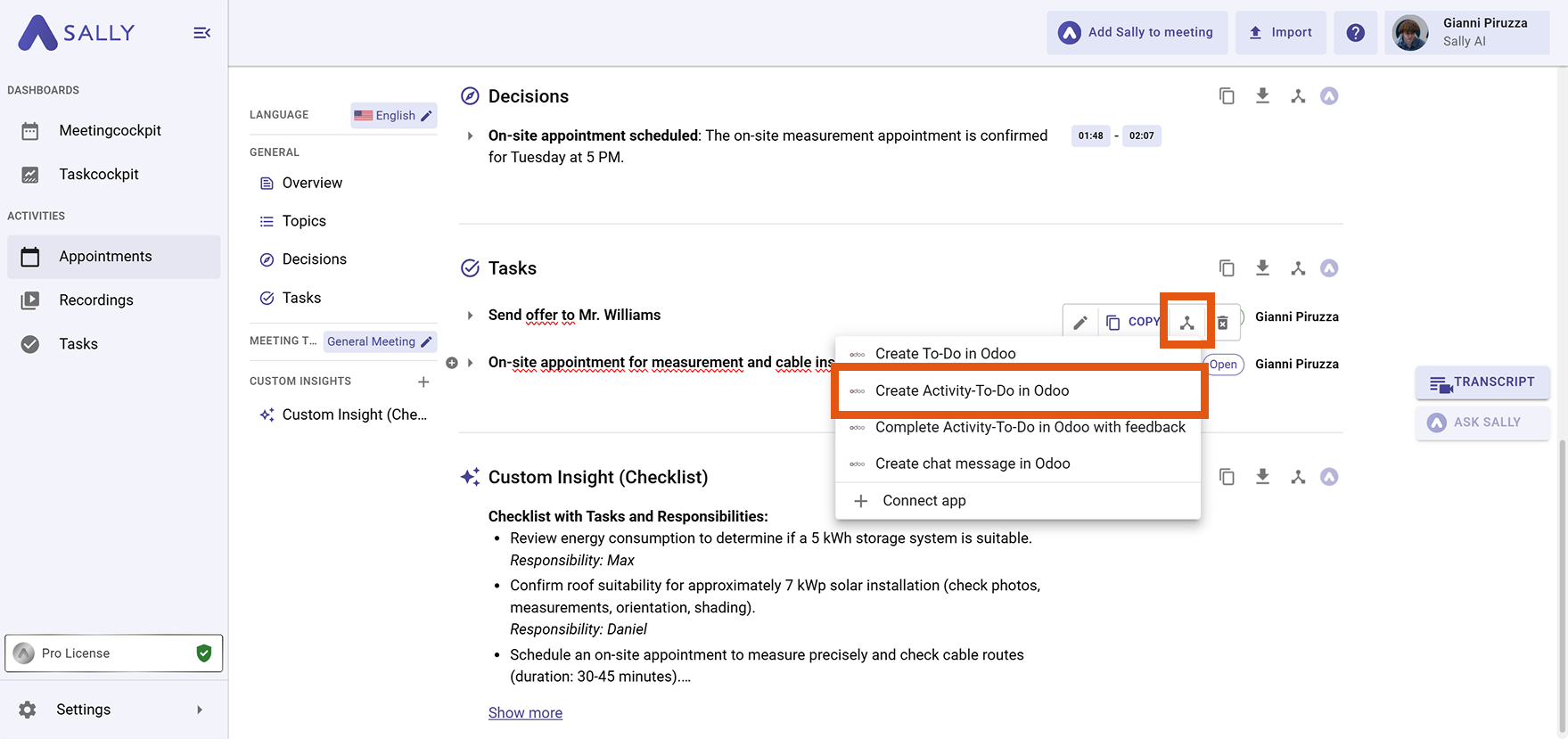 Create activity To-Do