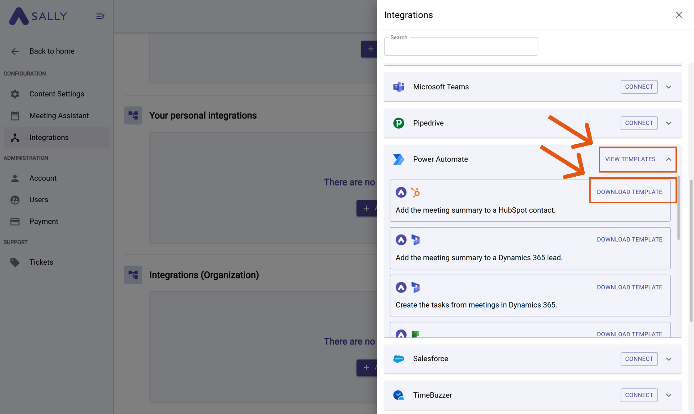 Download a Power Automate template