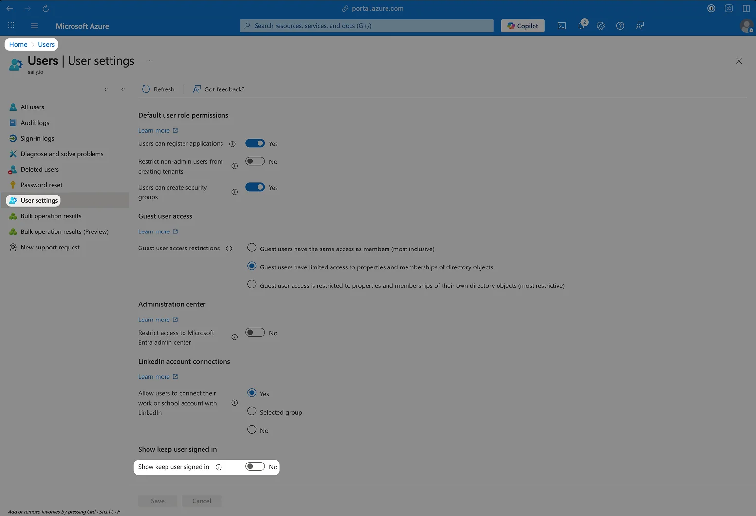 Sally AI MS Teams Credentials