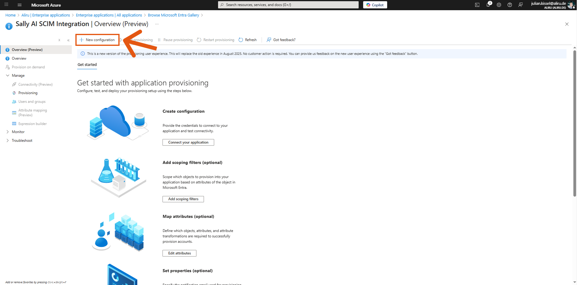 Add new configuration
