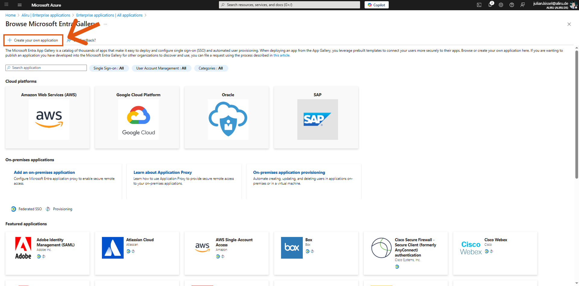 Create your own application