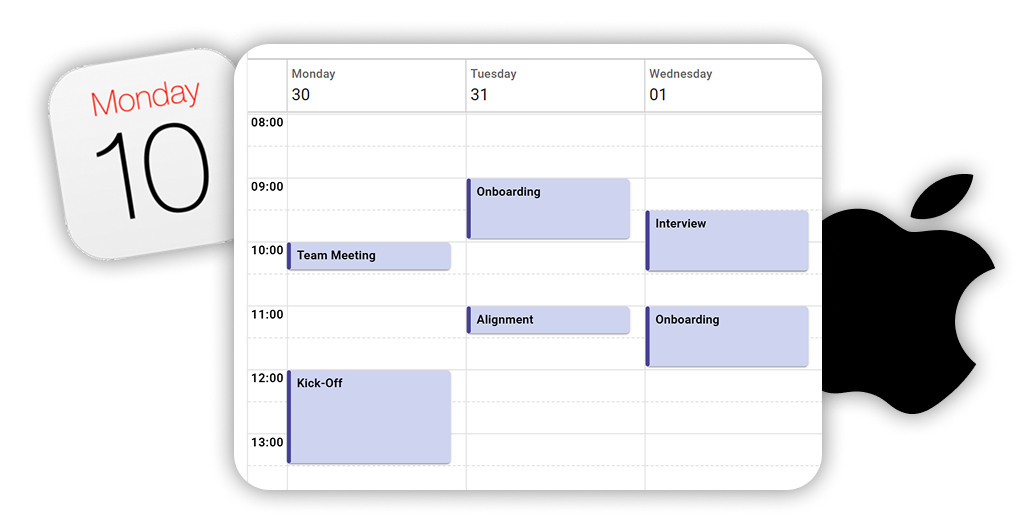 Apple Kalender mit Sally AI verbinden