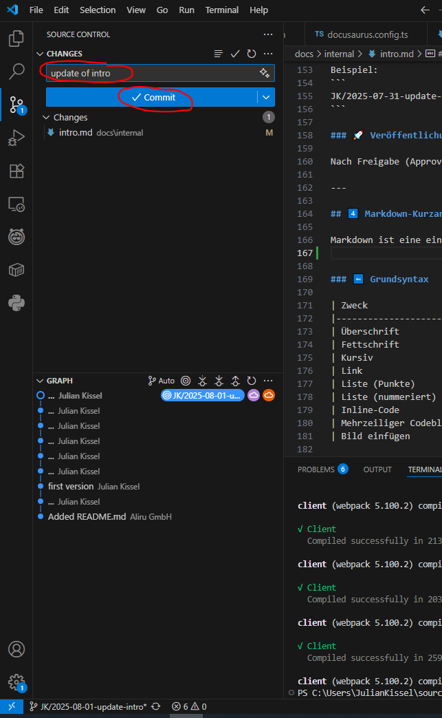 Commit Branch
