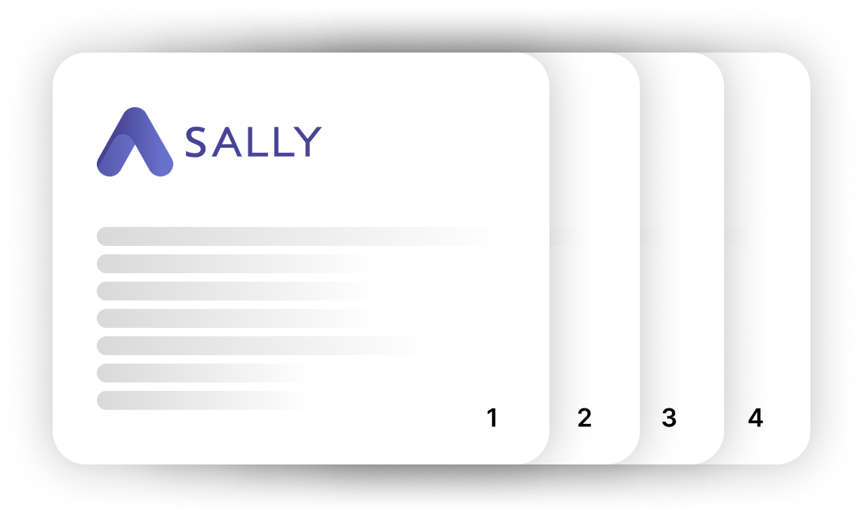 Seitenzahlen in Sally-Berichten aktivieren